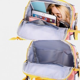 Women Anti theft Waterproof Casual Backpack School Bag Shoulder Bag