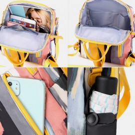 Women Anti theft Waterproof Casual Backpack School Bag Shoulder Bag