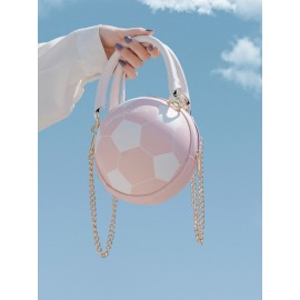 Women Basketball Football Chains Casual Handbag Crossbody Bag