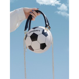 Women Basketball Football Chains Casual Handbag Crossbody Bag