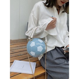 Women Basketball Football Chains Casual Handbag Crossbody Bag