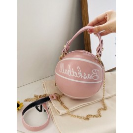 Women Basketball Football Chains Handbag Crossbody Bag