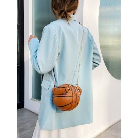 Women Basketball Football Chains Handbag Crossbody Bag