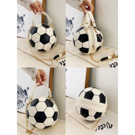 Women Basketball Football Chains Handbag Crossbody Bag