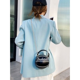 Women Basketball Football Chains Handbag Crossbody Bag