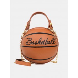 Women Basketball Football Chains Handbag Crossbody Bag