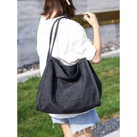 Women Canvas Large Capacity Handbag Shoulder Bag Tote