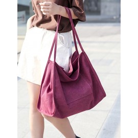 Women Canvas Large Capacity Handbag Shoulder Bag Tote