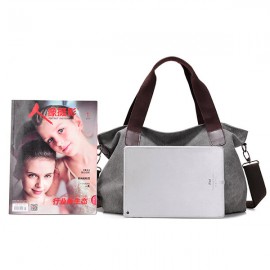 Women Canvas Large Capacity Shoulder Bags Handbags Casual Crossbody Bags