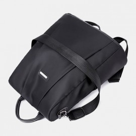 Women Casual Anti-theft Shoulder Bag Solid Backpack