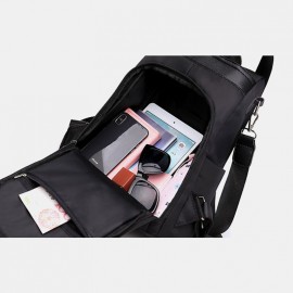 Women Casual Anti-theft Shoulder Bag Solid Backpack