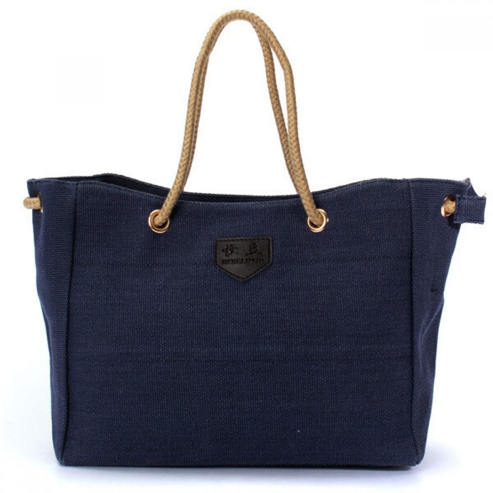 Women Casual Canvas Shopping Bag Tote Messenger Handbag