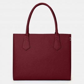 Women Casual Shopping Multifunction Handbag Solid Shoulder Bag