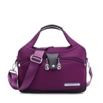 Women Casual Solid Color Shoulder Bag Large Capacity Ofxord Messenger Bag