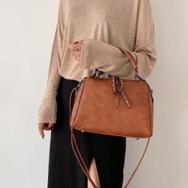 Women Casual Solid Crossbody Bag