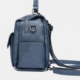 Women Casual Solid Crossbody Bag Backpack