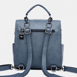 Women Casual Solid Crossbody Bag Backpack