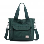 Women Casual Tote Solid Large Capacity Handbag Crossbody Bag