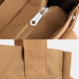 Women Casual Tote Solid Large Capacity Handbag Crossbody Bag