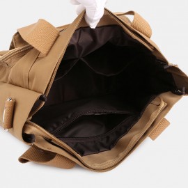 Women Casual Tote Solid Large Capacity Handbag Crossbody Bag