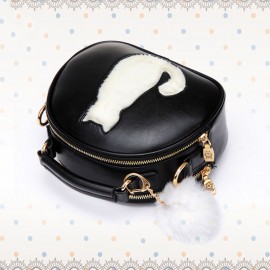 Women Cat Pattern Handbag Crossbody Bag