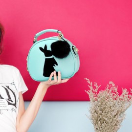 Women Cat Pattern Handbag Crossbody Bag