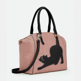 Women Cat Pattern Handbag Crossbody Bag