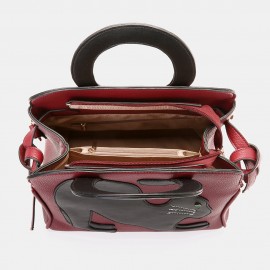 Women Cat Pattern Tote Bag Crossbody Bag