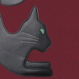 Women Cat Pattern Tote Bag Crossbody Bag