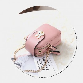 Women Chains Hardware Crossbody Bag Phone Bag
