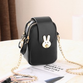 Women Chains Hardware Crossbody Bag Phone Bag