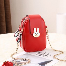 Women Chains Hardware Crossbody Bag Phone Bag