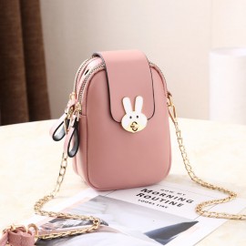Women Chains Hardware Crossbody Bag Phone Bag