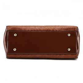 Women Crocodile High-End Vintage PU Leather Handbag