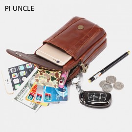 Women Crocodile Pattern Bum Bag Genuine Leather Phone Bag Belt Bag