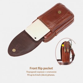 Women Crocodile Pattern Bum Bag Genuine Leather Phone Bag Belt Bag