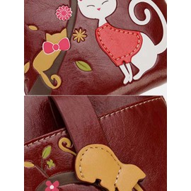 Women Crossbody Bag Cat Pattern Handbag