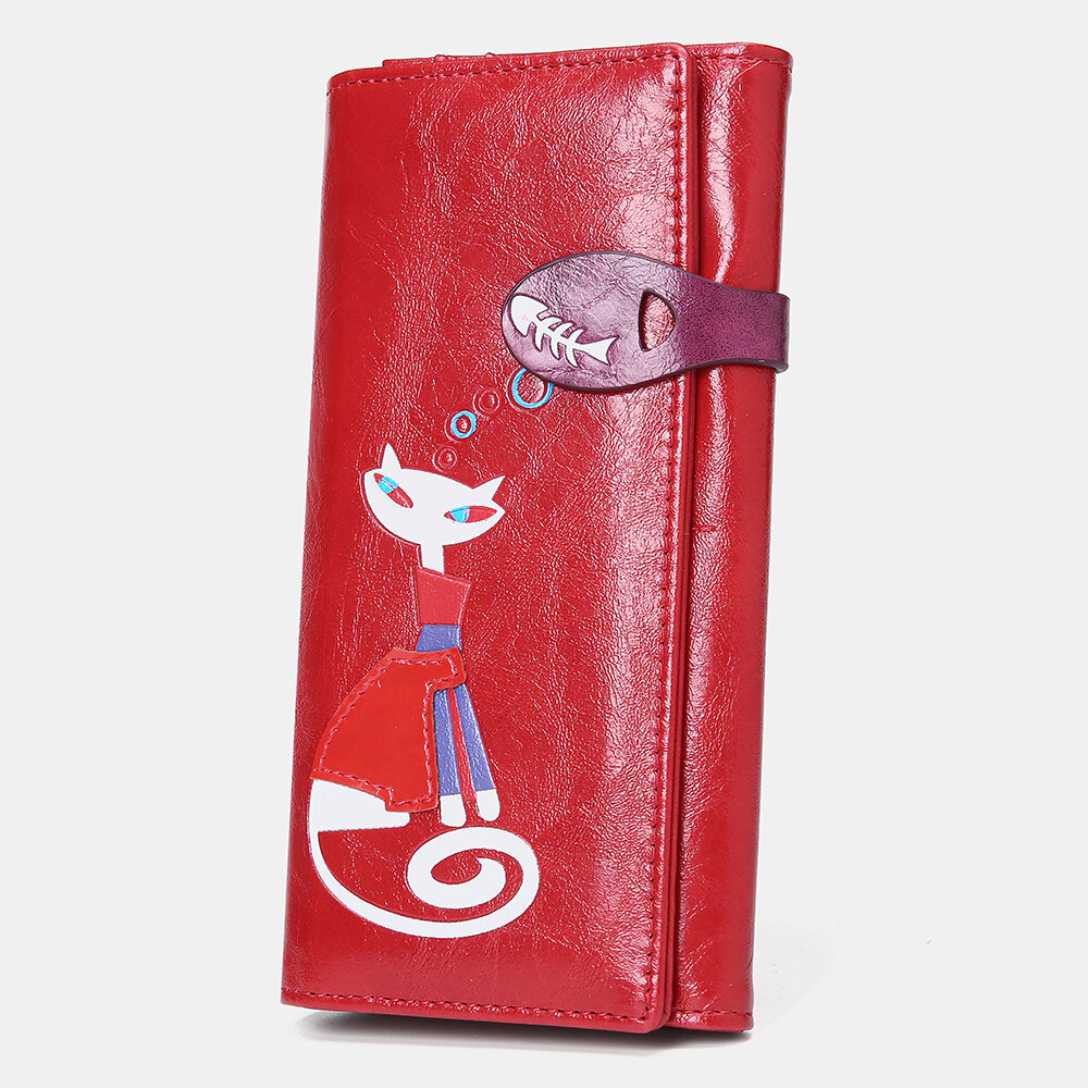 Women Crossbody Bag Cat Pattern Handbag Wallet