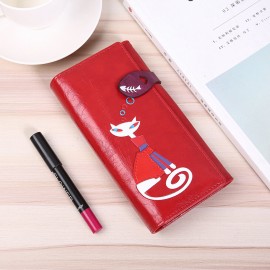 Women Crossbody Bag Cat Pattern Handbag Wallet