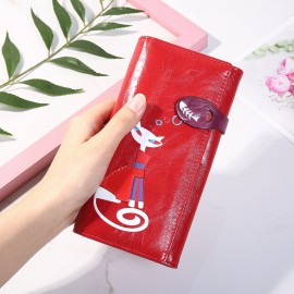 Women Crossbody Bag Cat Pattern Handbag Wallet