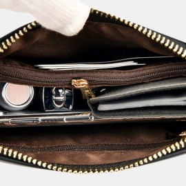 Women Crossbody Bags Medium Dome PU Leather Shoulder Purses Lightweight Handbags with Multi Pockets