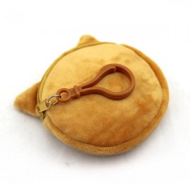 Women Cute Cat Coin Purse Round Print Wallet