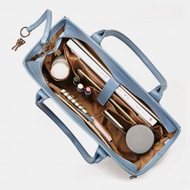 Women Daisy Multifunction Multi-pocket 13.3 Inch Laptop Key Handbag Shoulder Bag