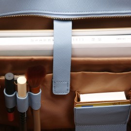 Women Daisy Multifunction Multi-pocket 13.3 Inch Laptop Key Handbag Shoulder Bag
