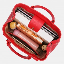 Women Design 15.6inch Laptop Solid Handbag Multifunction Crossbody Bag