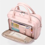 Women Designer Multifunction Multi-pocket Waterproof  Travel Laptop Bag Briefcase Business Handbag Crossbody Bag
