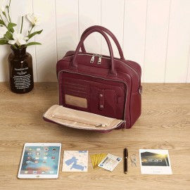 Women Designer Multifunction Multi-pocket Waterproof  Travel Laptop Bag Briefcase Business Handbag Crossbody Bag