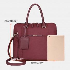 Women Designer Waterproof Solid Handbag Multifunction Crossbody Bag