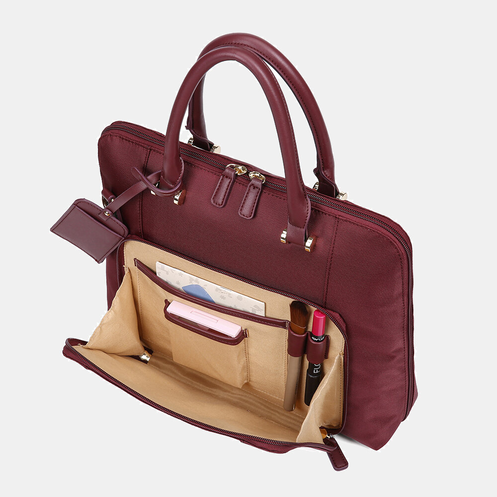 Women Designer Waterproof Solid Handbag Multifunction Crossbody Bag