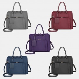 Women Designer Waterproof Solid Handbag Multifunction Crossbody Bag
